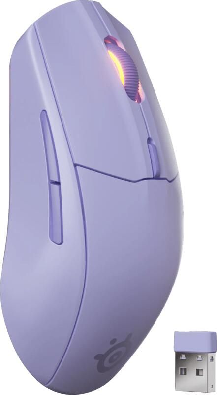 SteelSeries Rival 3 Gen 2 Draadloze Gaming Muis Lavendel