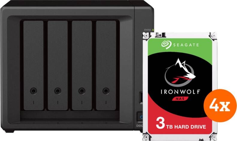 Synology DS923+ + Seagate Ironwolf 12TB (4x3TB)