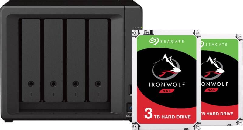 Synology DS923+ + Seagate Ironwolf 6TB (2x3TB)
