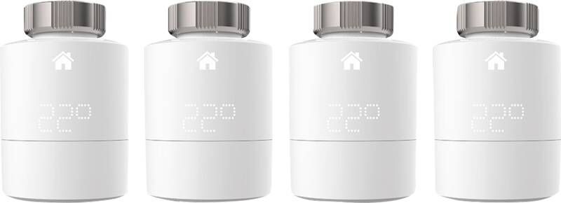 TADO Slimme Radiator Thermostaat 4-pack Wit