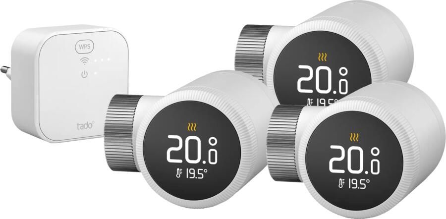 Tado Slimme Radiatorknop X Startpakket 3-Pack