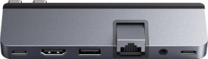 Targus HyperDrive DUO Pro 7-in-2 USB-C Hub Grey