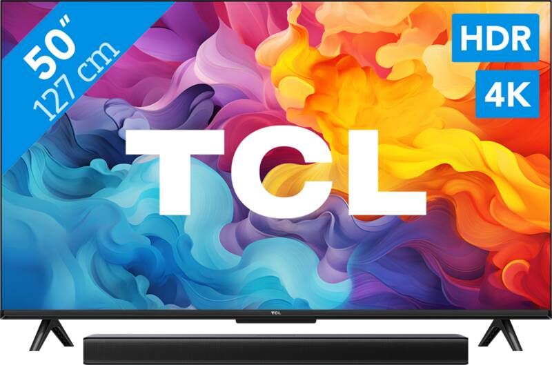 TCL 4K LED 50P61B + S45H 2.0