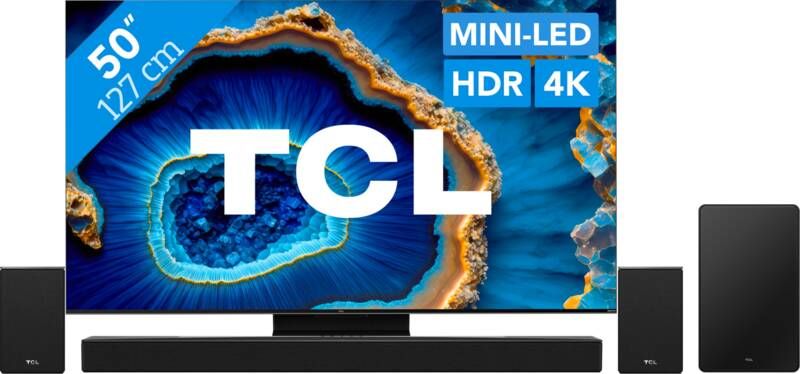 TCL QD Mini-led 50C803 (2023) + Q85H