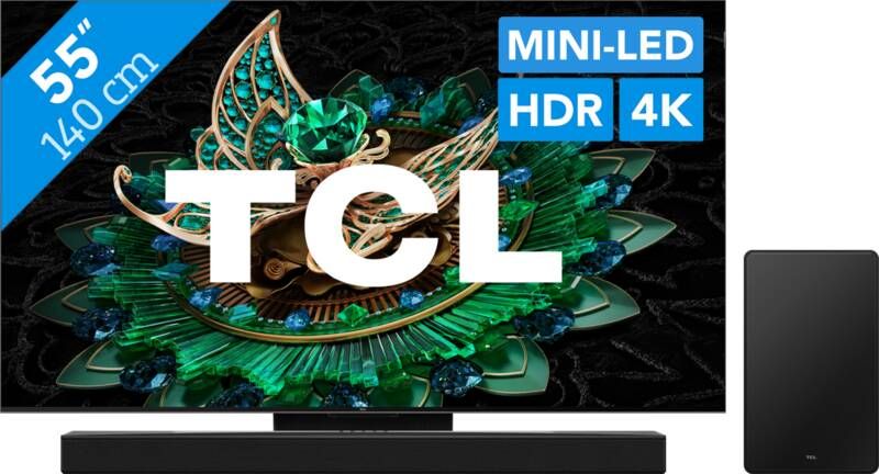 TCL QD Mini-led 55C71N (2024) + Q75H
