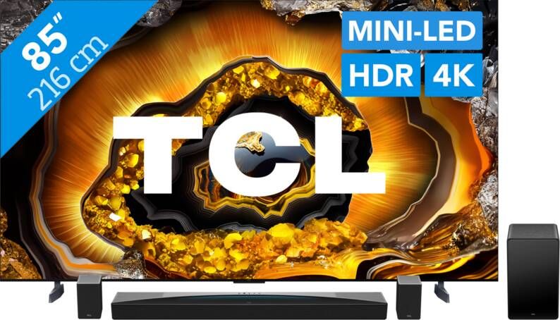 TCL QD Mini-led 85X955 Max (2024) + soundbar