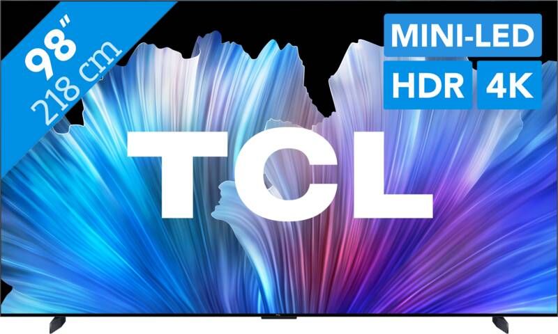 TCL Mini LED 98C803 | HDR Televisies | Beeld&Geluid Televisies | 5901292521851