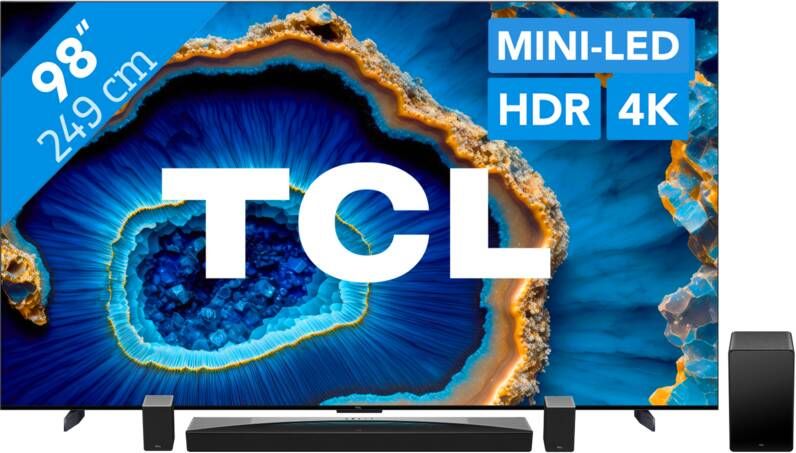 TCL QD Mini-led 98C803 (2023) + soundbar
