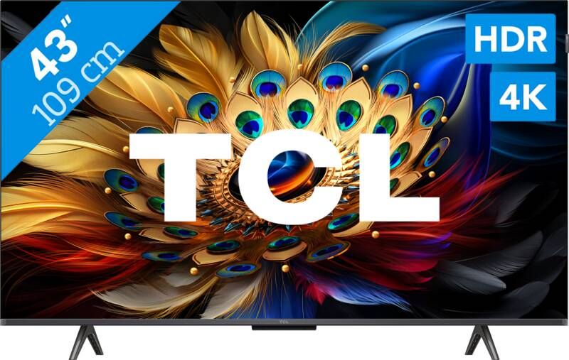 TCL QLED 43C61B | Android TV Televisies | Beeld&Geluid Televisies | 5901292524074