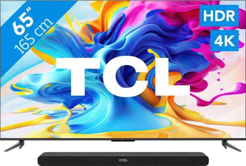 TCL QLED 65C643 (2023) + Soundbar