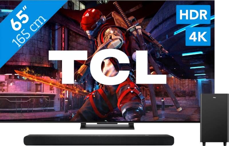 TCL QLED 65C743 (2023) + Soundbar