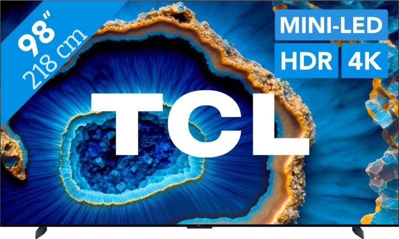 TCL Mini LED 98C803 | Smart TV's | Beeld&Geluid Televisies | 5901292521851