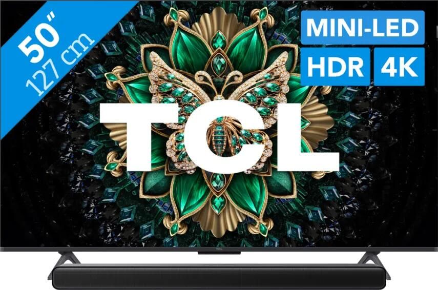 TCL 50" QD Mini-led C61K (2025) + S45H 2.0 Soundbar