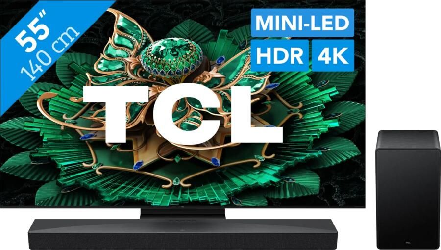 TCL 55" QD Mini-led C71K 4K (2025) + Q65H