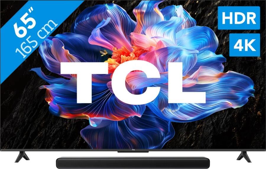 TCL 65" Led P61K 4K (2025) + S45H 2.0 Soundbar