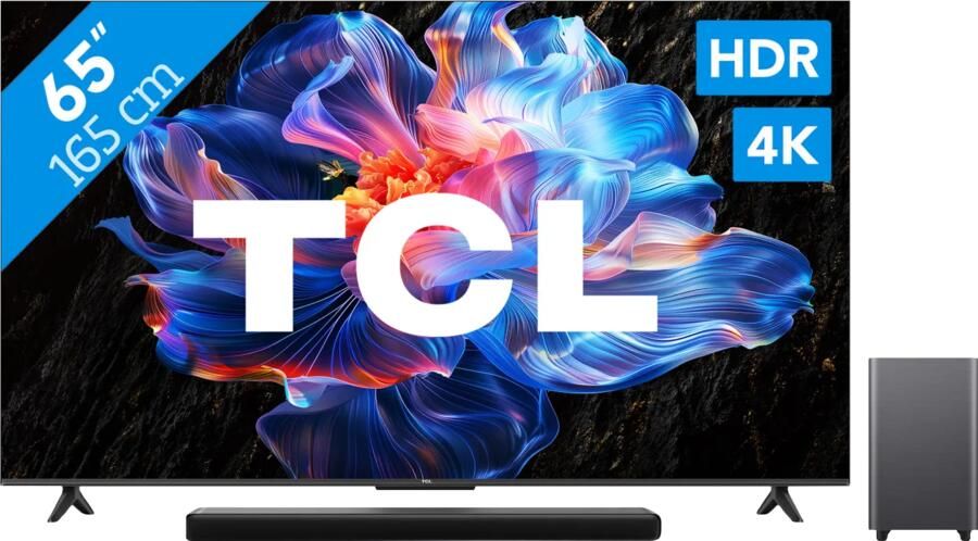 TCL 65" Led P61K 4K (2025) + S55H 2.1 Soundbar