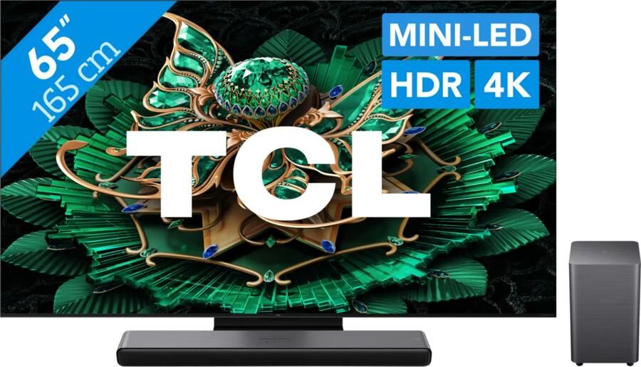 TCL 65" QD Mini-led C71K 4K (2025) + S55H 2.1 Soundbar