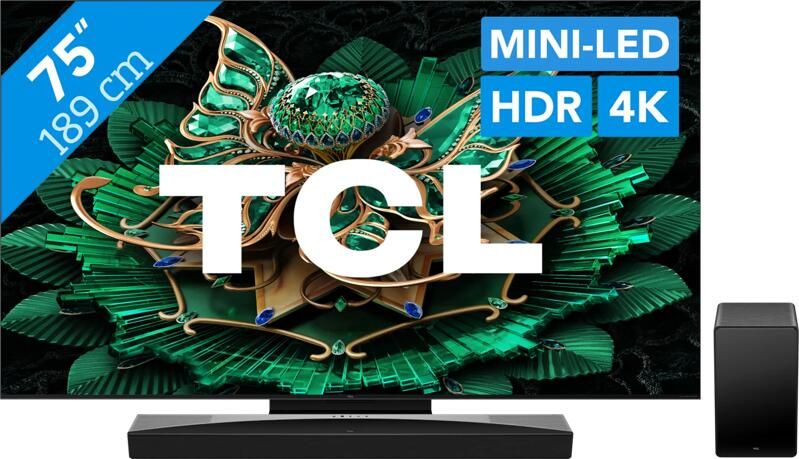TCL 75" QD Mini-led C71K 4K (2025) + Q75H