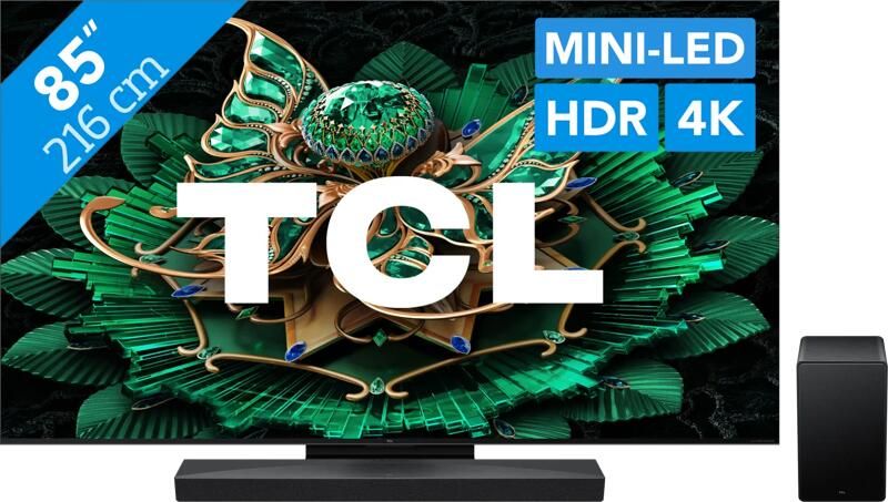TCL 85" QD Mini-led C71K 4K (2025) + Q65H