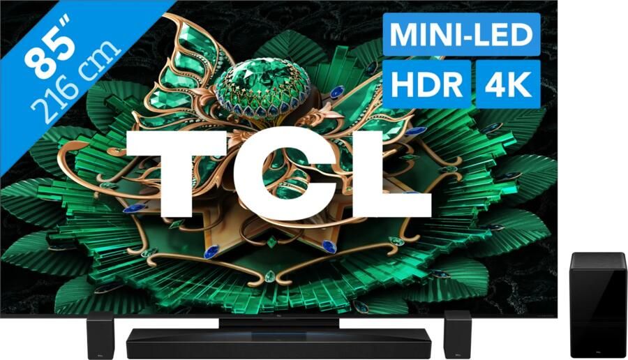 TCL 85" QD Mini-led C71K 4K (2025) + Q85H PRO
