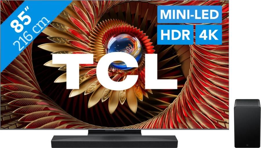 TCL 85" QD Mini-led C81K 4K (2025) + Q65H