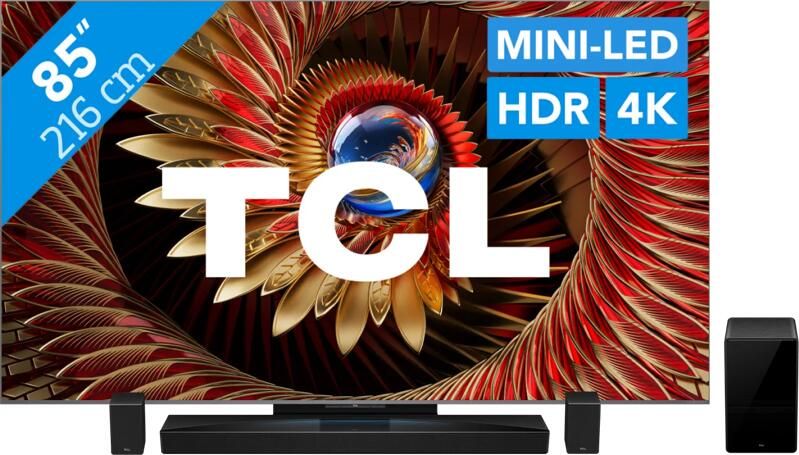 TCL 85" QD Mini-led C81K 4K (2025) + Q85H PRO