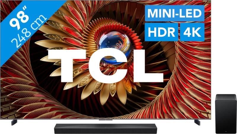 TCL 98" QD Mini-led C81K 4K (2025) + Q65H