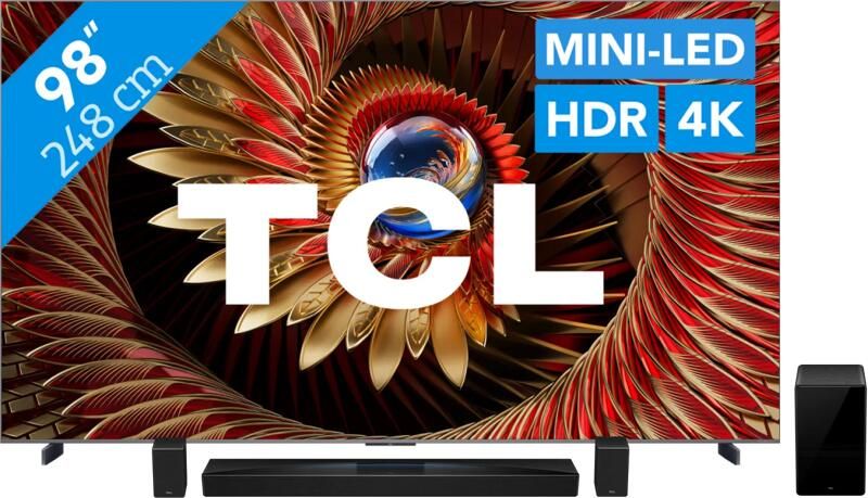 TCL 98" QD Mini-led C81K 4K (2025) + Q85H PRO