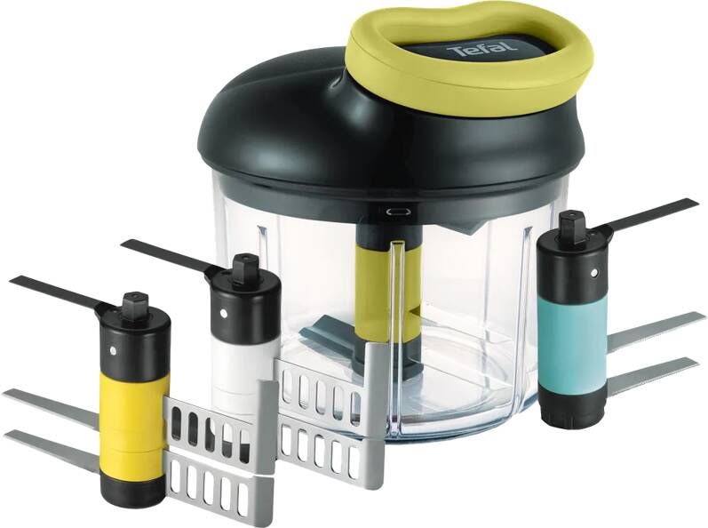 Tefal 5 Second Chopper K13210 Hakmolen Incl. 4 accessories 900 ml Groen Zwart