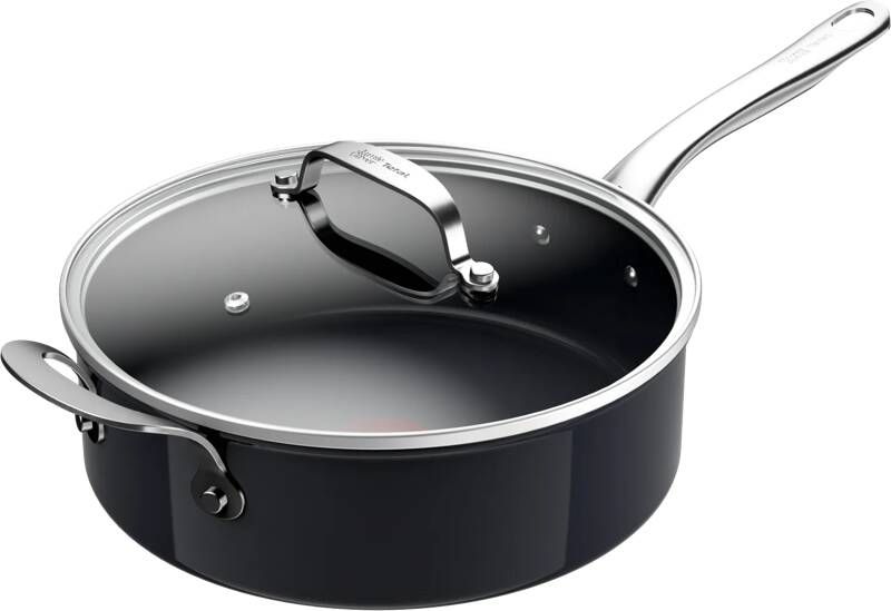 Tefal Jamie Oliver Prima Hapjespan Ø26 cm Keramisch Geschikt voor alle warmtebronnen Inclusief glazen deksel