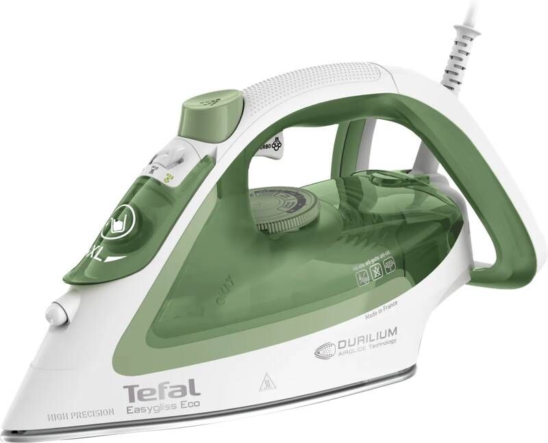 Tefal stoomstrijkijzer Easygliss Eco FV5781 ecodesign en ecostand