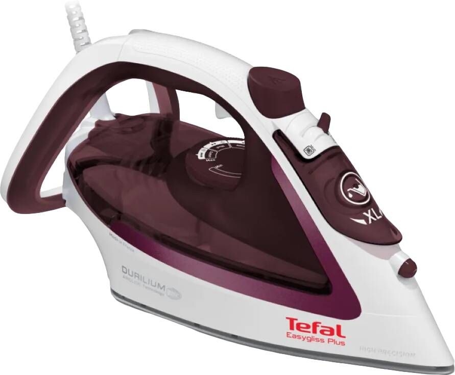Tefal FV5714 Easygliss Plus Stoomstrijkijzer 2400W Bordeaux Wit