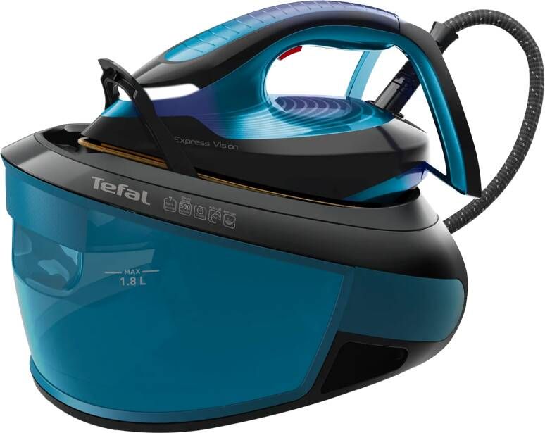 Tefal stoomstrijksysteem SV8151 Stoomgenerator Anti-Kalkreservoir Blauw