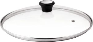 Tefal 280976 Tableware glazen deksel 26cm Kookaccessoires Zwart
