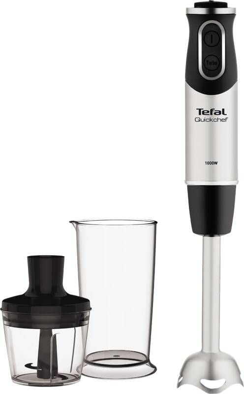 Tefal Quickchef HB6598 Staafmixer Zilver Zwart