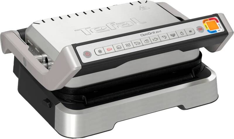 Tefal OptiGrill GC772D Contactgrill Intelligent Grill en BBQ