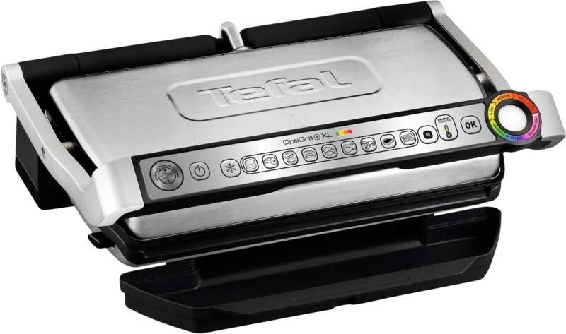 Tefal Contactgrill GC722D OptiGrill+ XL-grilloppervlak extra temperatuurstanden automatische aanduiding van de gaartoestand - Foto 1