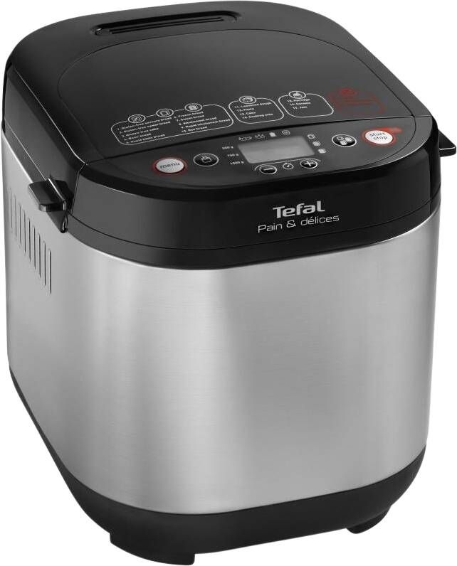 Tefal Broodbakmachine Pain&Délices PF240E 3 broodformaten & bruiningsgraden ook voor koek- pizza- pastadeeg