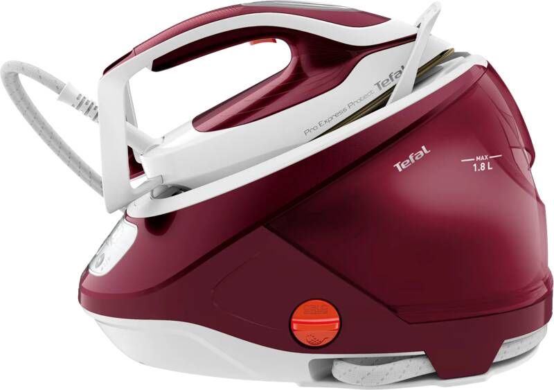 Tefal GV9220 stoomstrijkijzer station 2600 W Durilium AirGlide Autoclean soleplate Bordeaux rood Wit