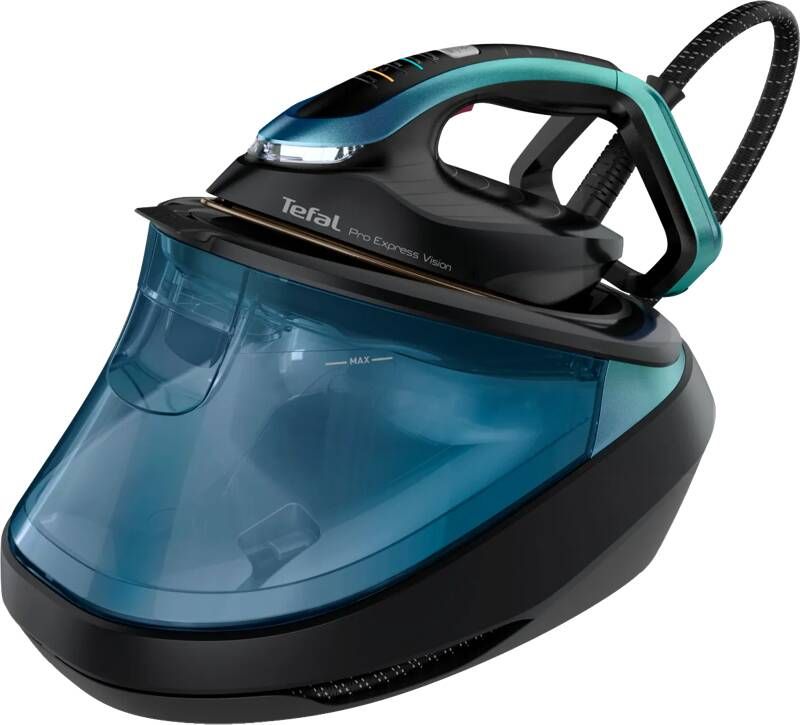 Tefal Pro Express Vision GV9822 Stoomgenerator 3000W Zwart Blauw