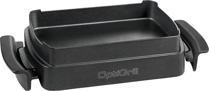 Tefal Bakinzet XA7258 Snacking & Baking voor de OptiGrill Accessoires voor OptiGrill+ en OptiGrill elite GC714 GC712 GC730 GC750D persgietaluminium antiaanbak gecoat warmte-geïsoleerde grepen geschikt voor de vaatwasser (set 1-delig)