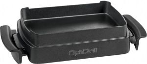 Tefal Bakinzet XA7258 Snacking & Baking voor de OptiGrill Accessoires voor OptiGrill+ en OptiGrill elite GC714 GC712 GC730 GC750D persgietaluminium antiaanbak gecoat warmte-geïsoleerde grepen geschikt voor de vaatwasser (set 1-delig)