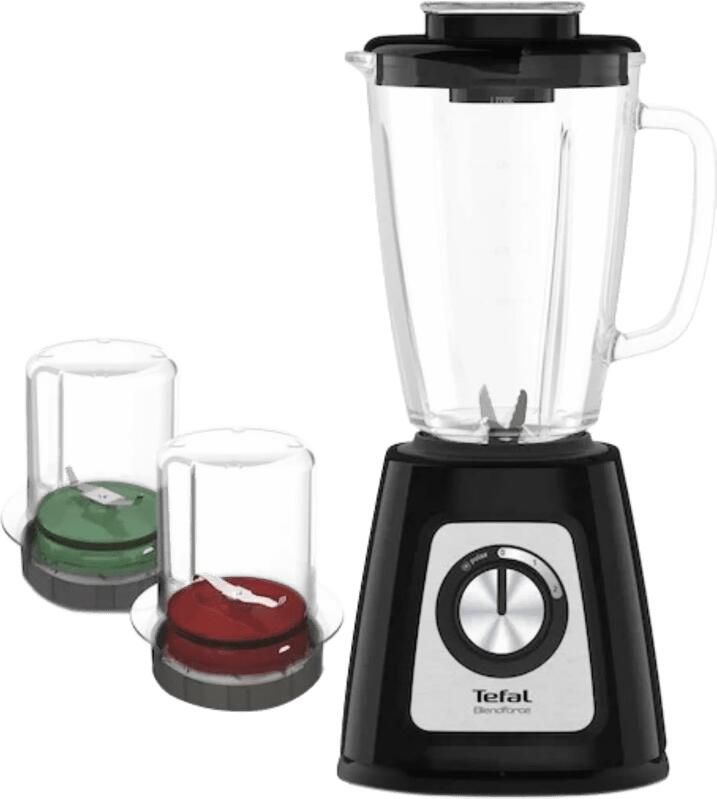 Tefal Blendforce II BL4388 Blender Glazen kom Zwart