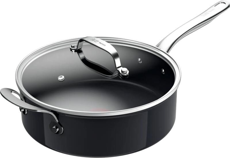 Tefal Jamie Oliver Prima Hapjespan Ø26 cm Keramisch Geschikt voor alle warmtebronnen Inclusief glazen deksel