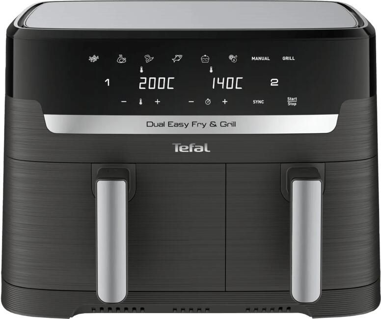 Tefal Dual Easy Fry & Grill EY905B Heteluchtfriteuse 2700W 8 3L