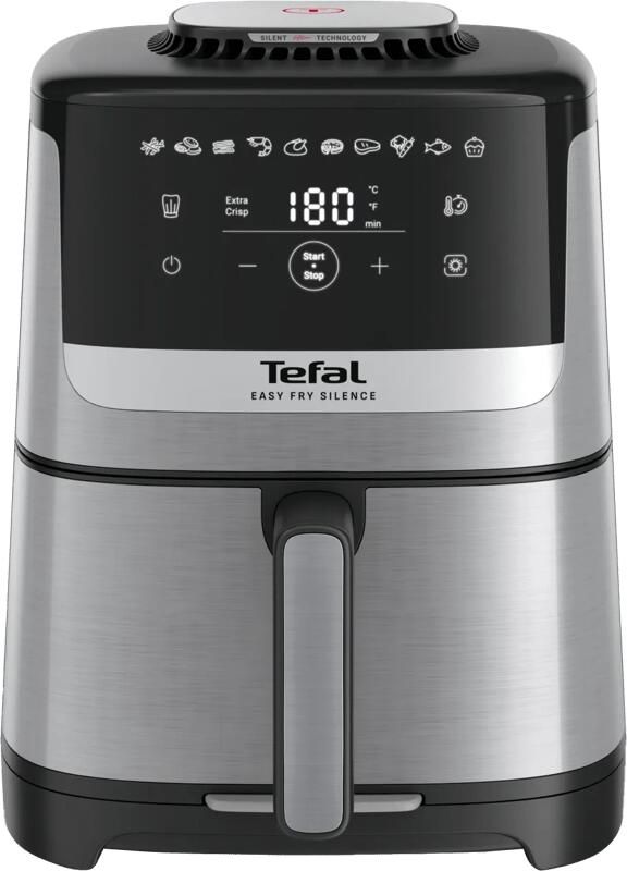 Tefal Easy Fry Silence EY552D 5L stille airfryer