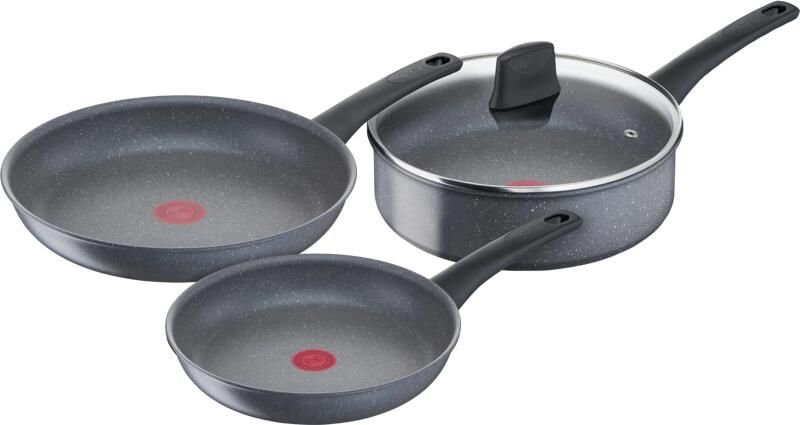 Tefal Healthy Chef Koekenpannenset 24 + 28 cm + hapjespan 24 cm + deksel