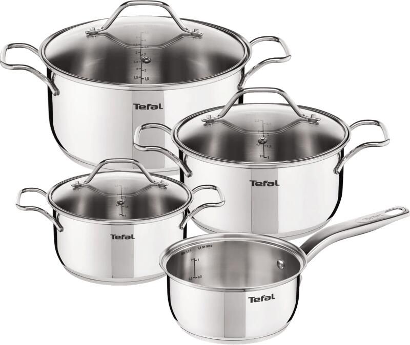 Tefal Intuition Pannenset 4-delig Voor alle warmtebronnen ook inductie