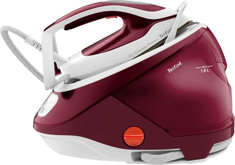 Tefal GV9220 stoomstrijkijzer station 2600 W Durilium AirGlide Autoclean soleplate Bordeaux rood Wit