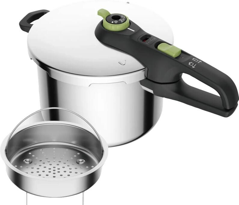 Tefal Secure 5 Trendy P25807 Snelkookpan 6 liter met stoommand